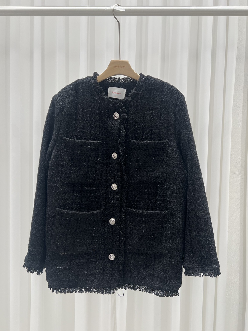 IF YOU SAY SO東大門㊣直郵女裝新品25秋冬休閑時尚夾克IF YOU SAY SO夾克圖色2