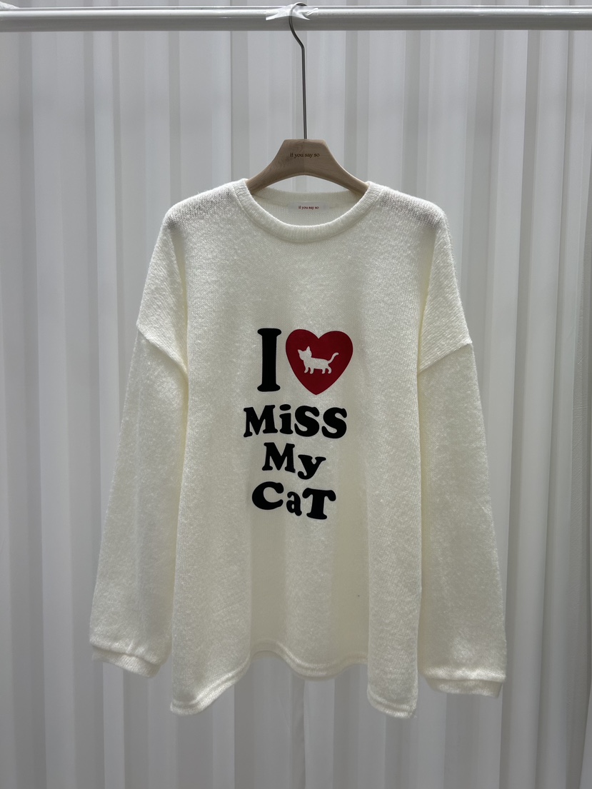 IF YOU SAY SO韓國直郵㊣女裝新品職業人氣時尚休閑長袖T恤IF YOU SAY SO長袖T恤圖色1