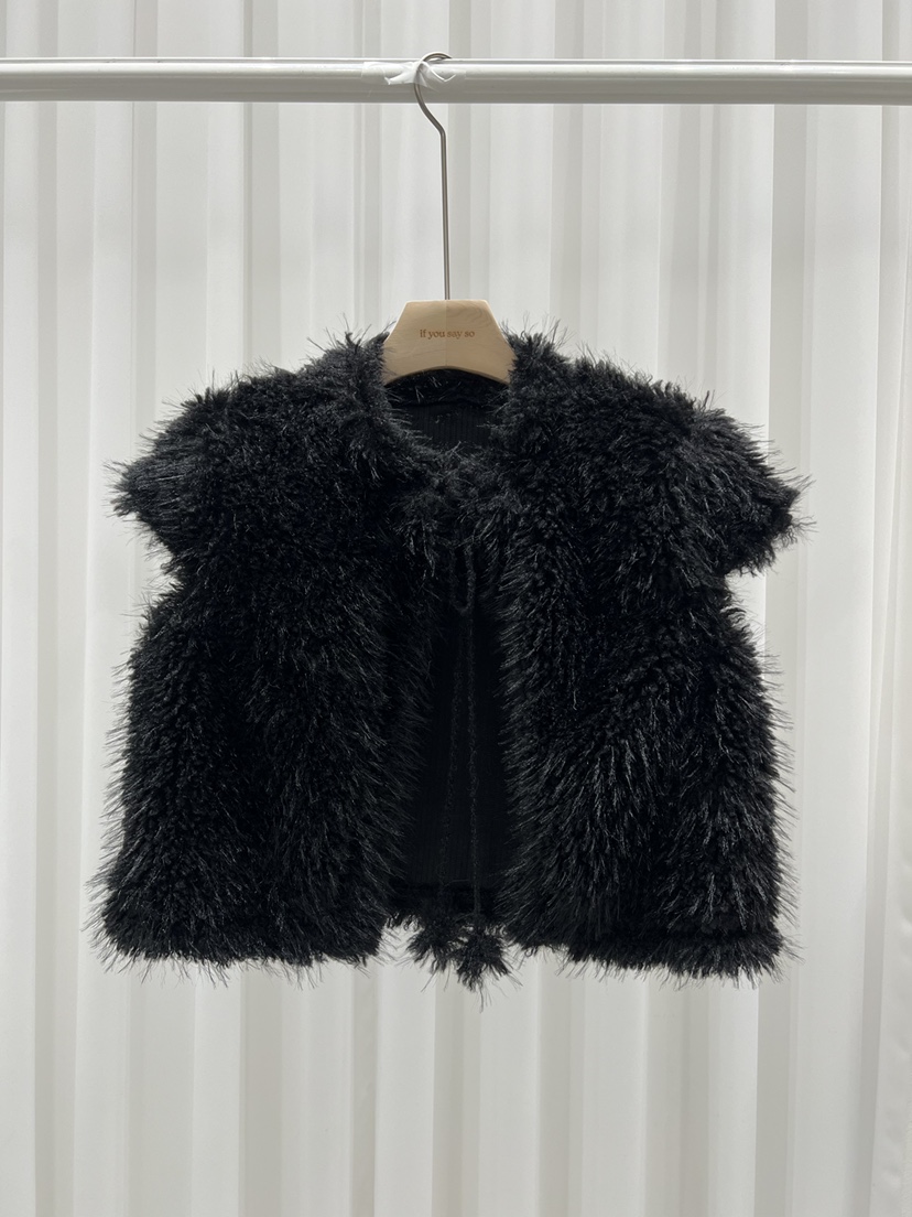 IF YOU SAY SO韓國代購㊣女裝新款人氣職業推薦時尚馬甲絨IF YOU SAY SO馬甲圖色2