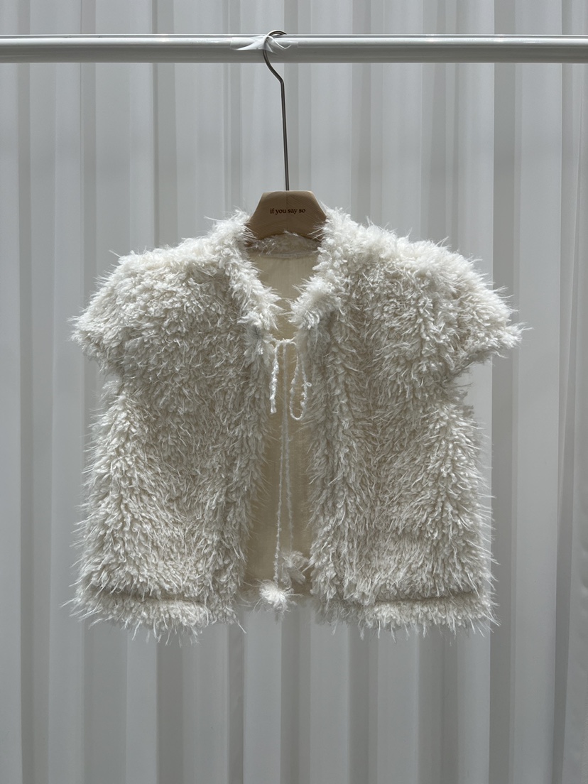 IF YOU SAY SO韓國代購㊣女裝新款人氣職業推薦時尚馬甲絨IF YOU SAY SO馬甲圖色3