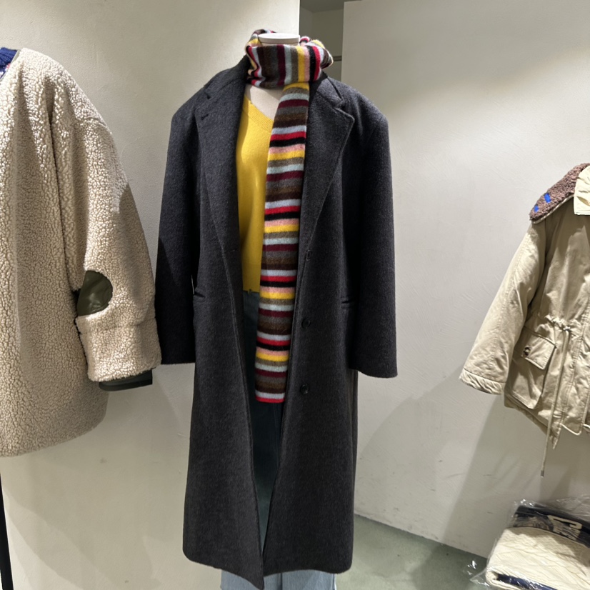 JERRY HALL-P東大門㊣實拍女士新款熱賣推薦25秋冬中長款大衣JERRY HALL中長款大衣圖色2