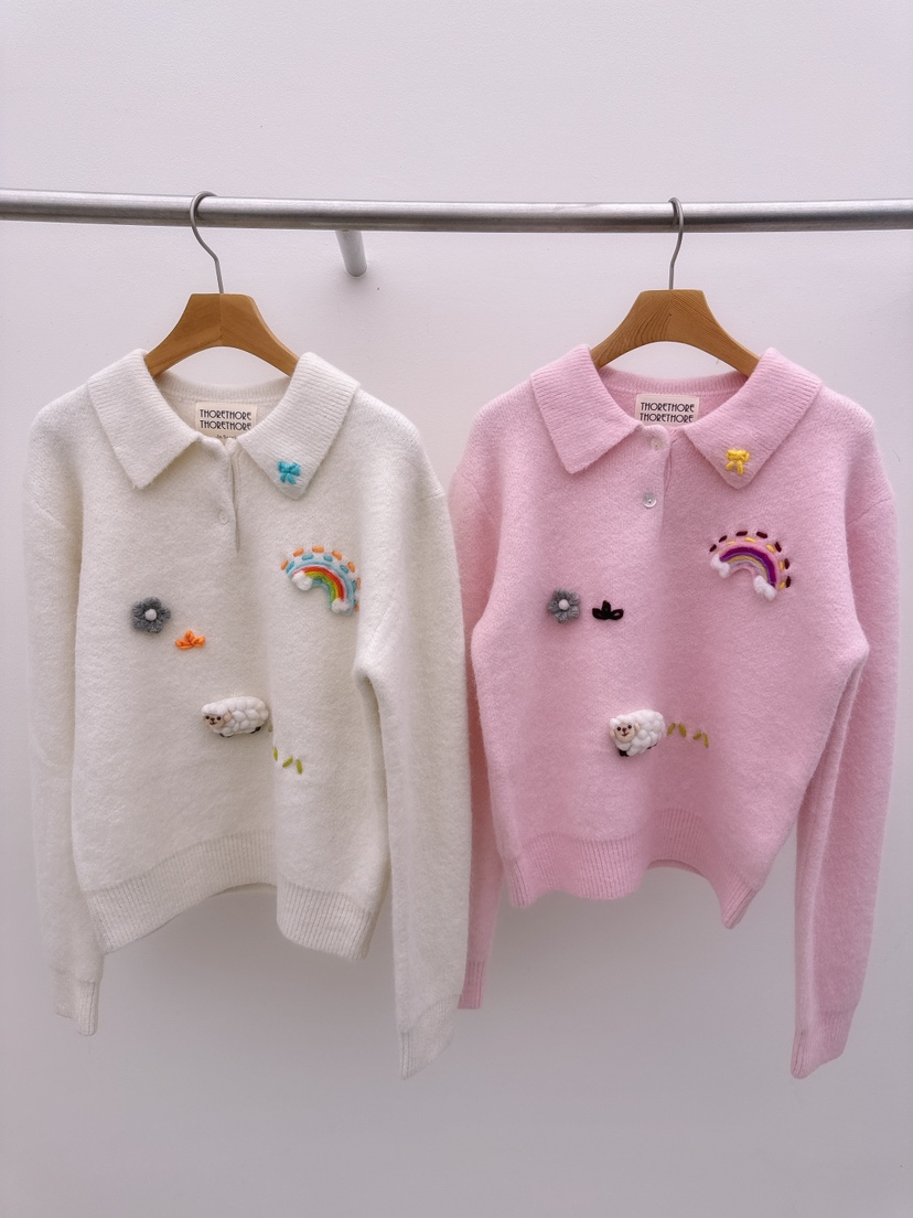 THORE東大門㊣代購女裝新品25秋冬休閑人氣熱賣推薦職業針織衫THORE針織衫