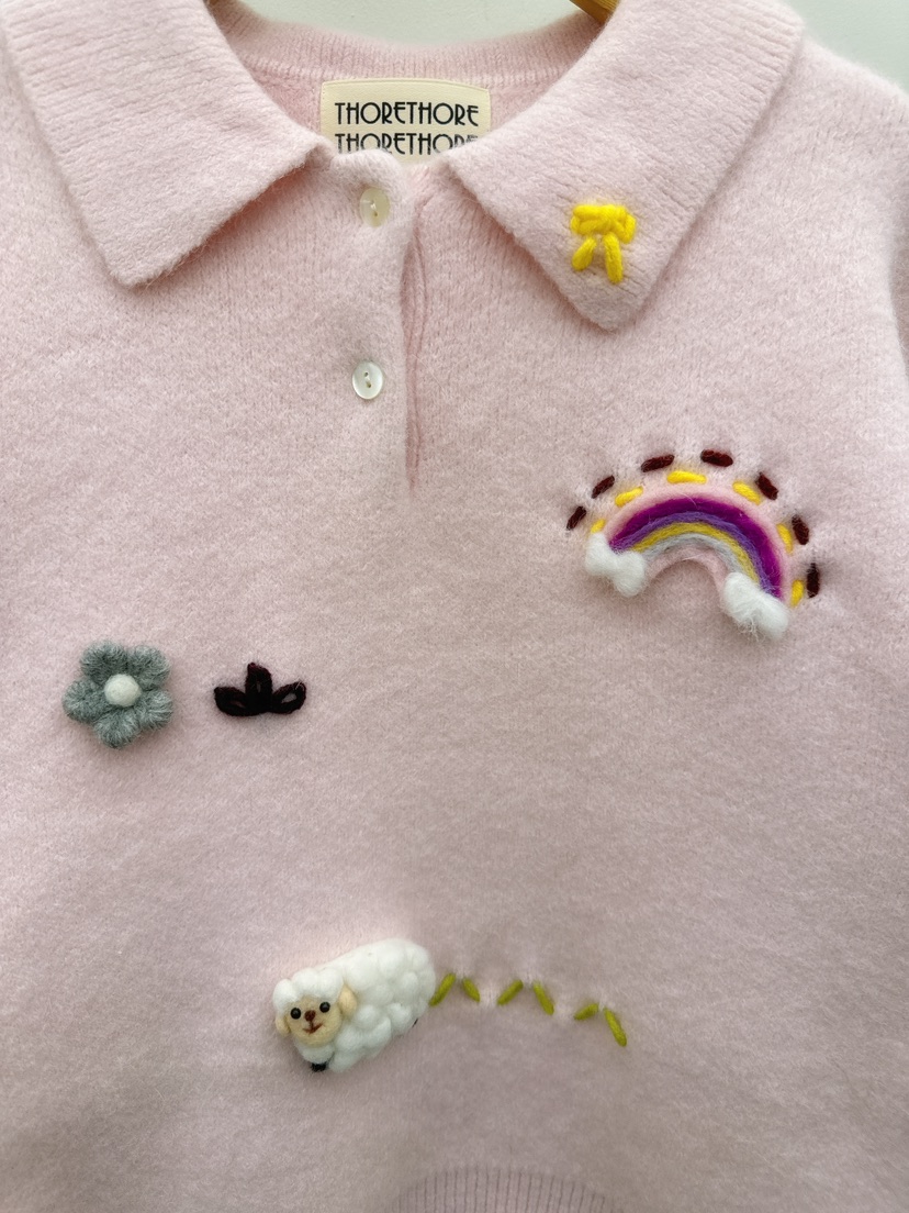 THORE東大門㊣代購女裝新品25秋冬休閑人氣熱賣推薦職業針織衫THORE針織衫