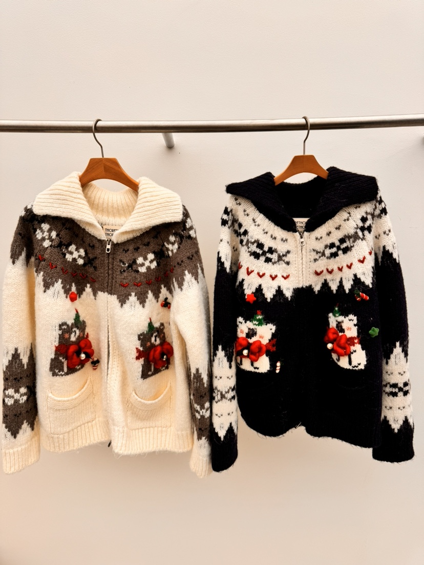 THORE韓國直郵㊣女士新品25秋冬職業休閑推薦熱賣時尚針織衫THORE針織衫