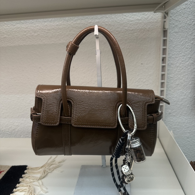 HOSA韓國直郵㊣女裝新品職業時尚單肩斜跨包不含飾品有長肩帶HOSA單肩/斜跨包圖色2