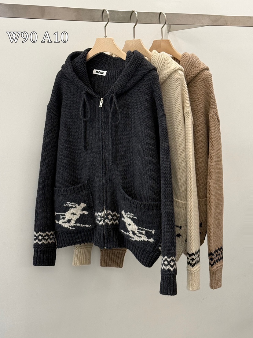 MONE-A東大門㊣直郵女士新款休閑職業推薦時尚人氣25秋冬針織衫MONE-A針織衫