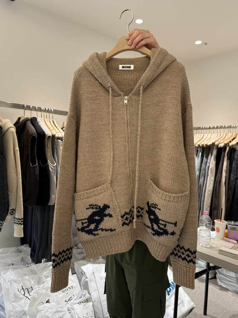 MONE-A東大門㊣直郵女士新款休閑職業推薦時尚人氣25秋冬針織衫MONE-A針織衫圖色2