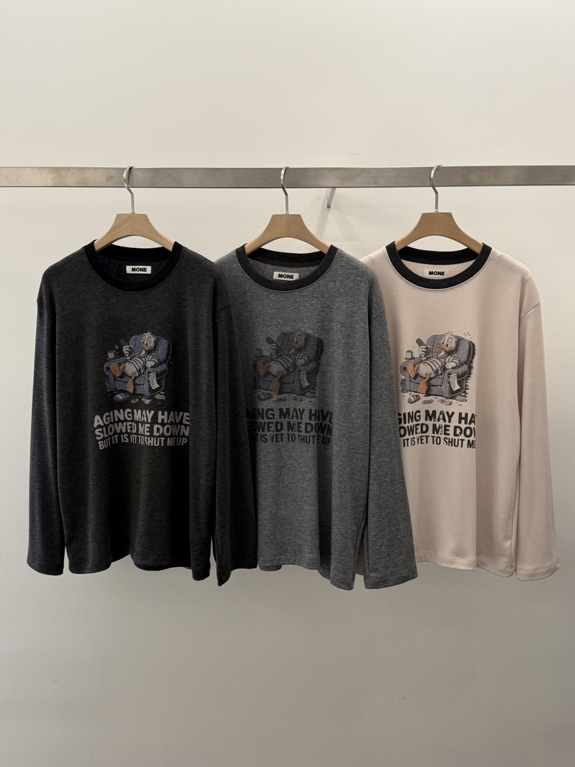 MONE-A東大門㊣代購女裝新品推薦人氣休閑熱賣時尚長袖T恤MONE-A長袖T恤