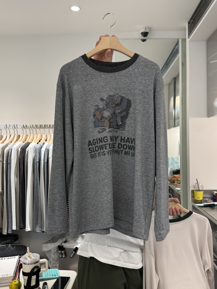 MONE-A東大門㊣代購女裝新品推薦人氣休閑熱賣時尚長袖T恤MONE-A長袖T恤圖色2