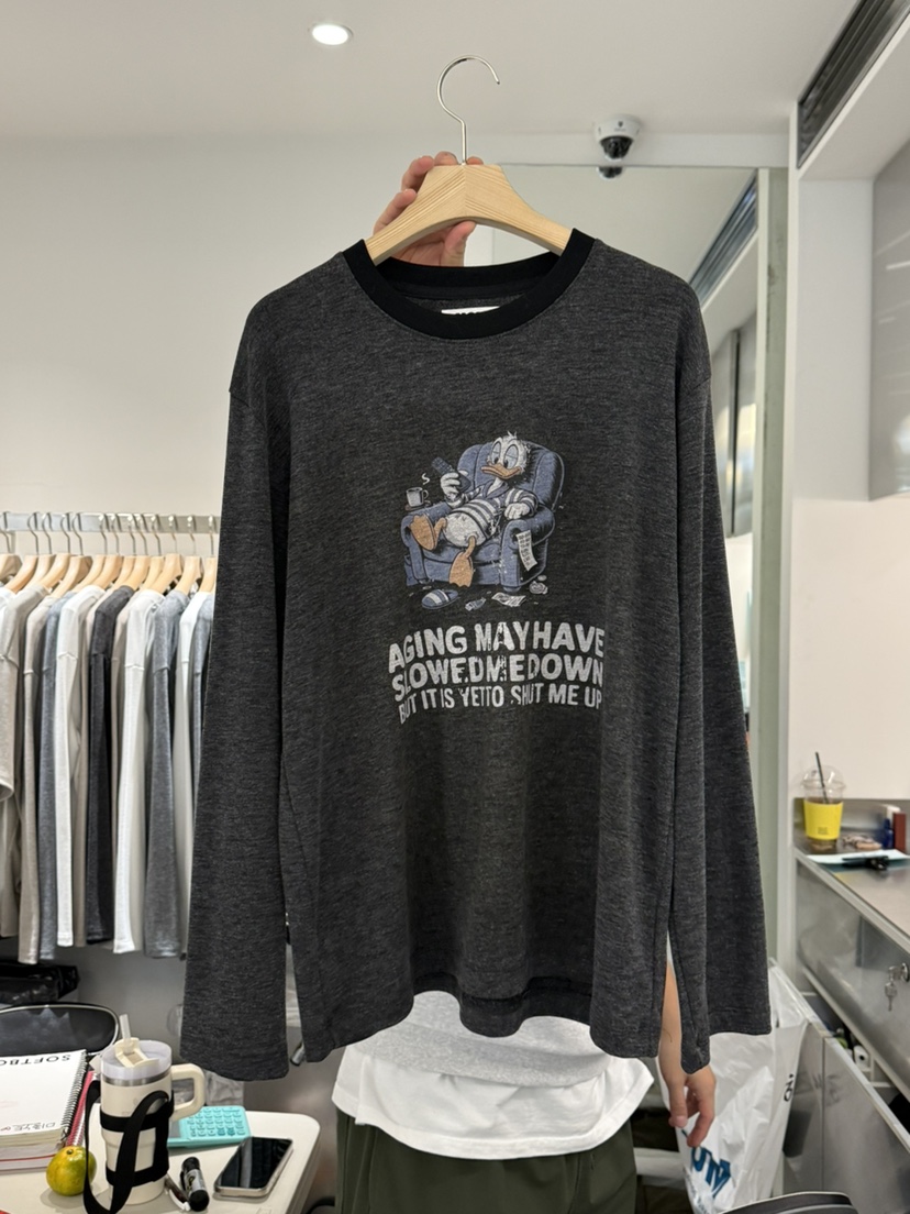 MONE-A東大門㊣代購女裝新品推薦人氣休閑熱賣時尚長袖T恤MONE-A長袖T恤圖色3