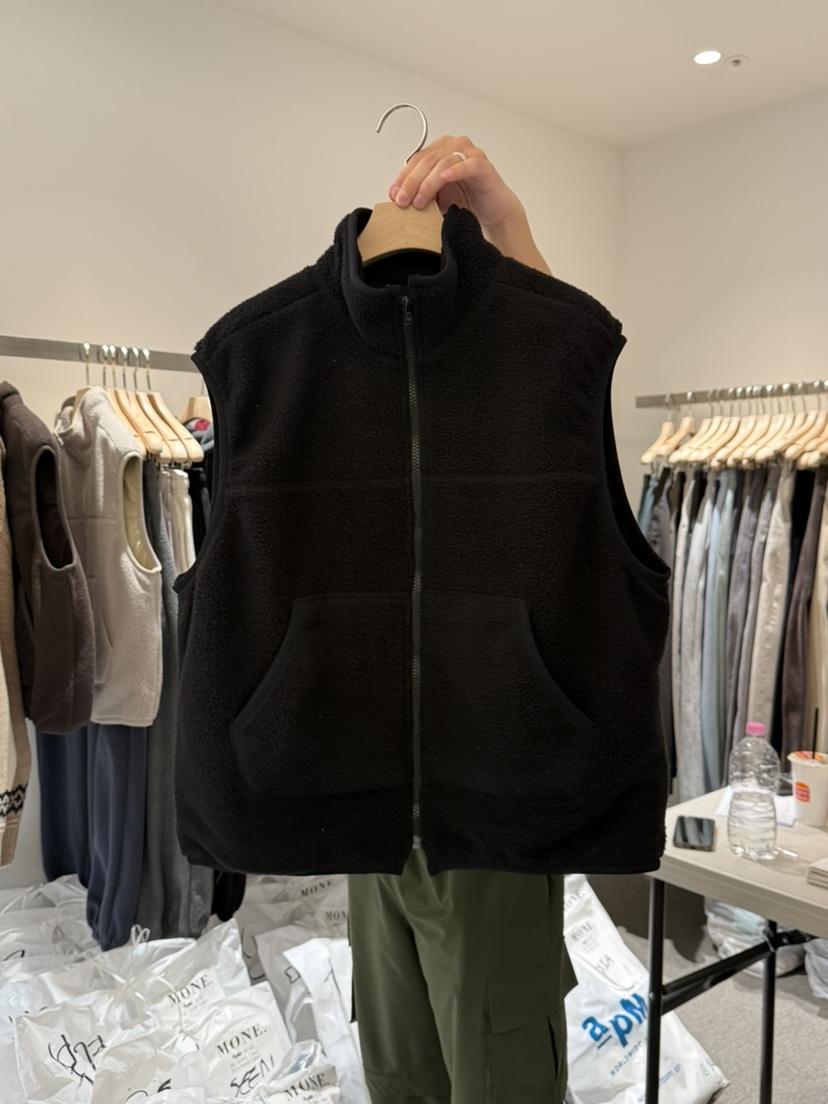 MONE-A東大門㊣代購女裝新品人氣休閑25秋冬時尚推薦職業馬甲MONE-A馬甲圖色2