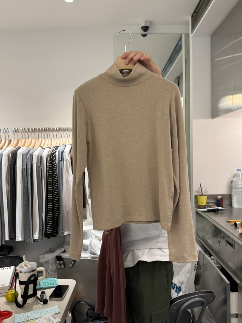 MONE-A東大門㊣實拍女裝新品時尚人氣推薦職業熱賣長袖T恤MONE-A長袖T恤圖色3