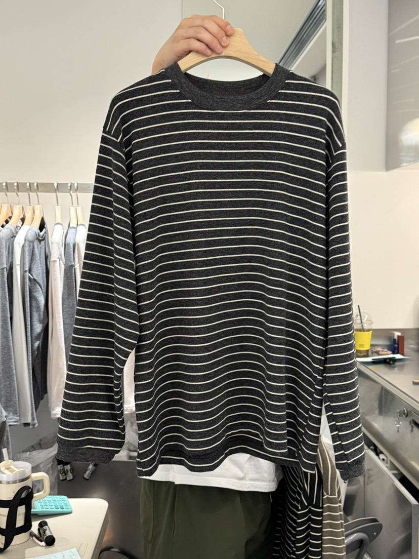 MONE-A韓國直郵㊣女裝新款人氣熱賣休閑25秋冬推薦長袖T恤MONE-A長袖T恤圖色3