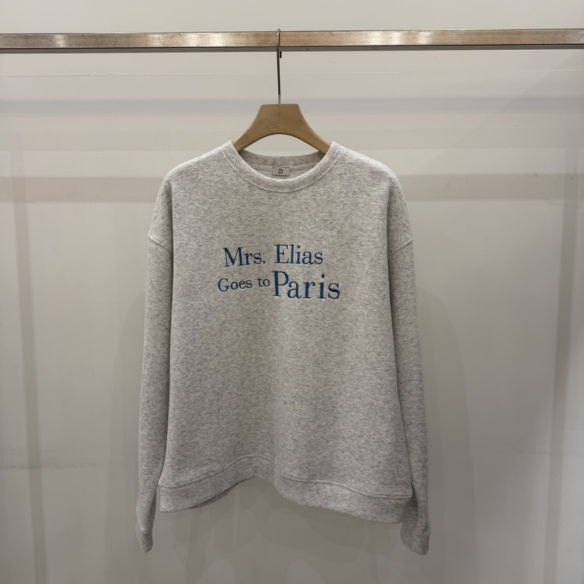 THE EYL東大門㊣實拍女士新品休閑時尚職業熱賣推薦25秋冬衛衣THE EYL衛衣圖色1