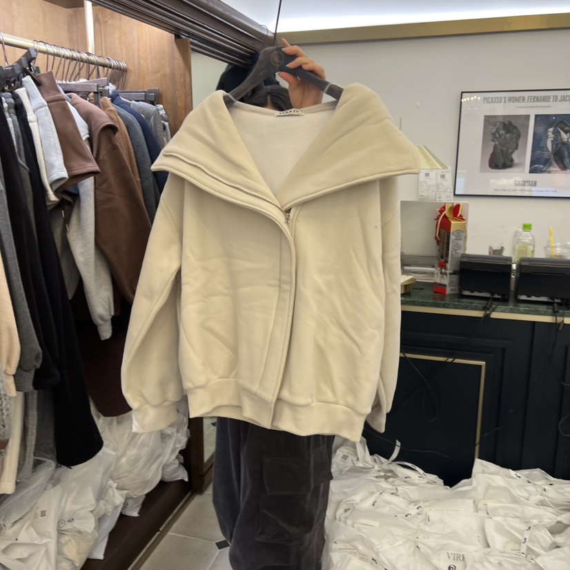 VIRKIN韓國直郵㊣女士新款25秋冬職業人氣熱賣推薦時尚衛衣VIRKIN衛衣圖色1