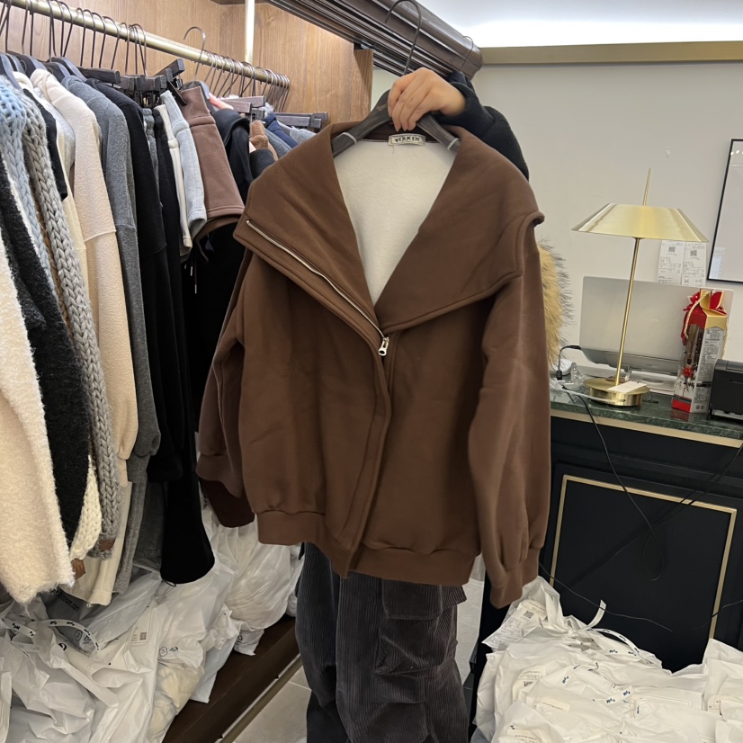 VIRKIN韓國直郵㊣女士新款25秋冬職業人氣熱賣推薦時尚衛衣VIRKIN衛衣圖色3