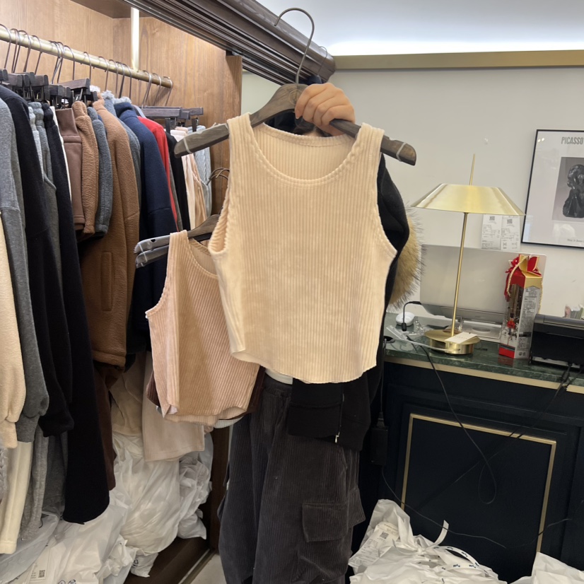 VIRKIN東大門㊣代購女士新款職業時尚休閑人氣25秋冬吊帶背心VIRKIN吊帶/背心圖色1