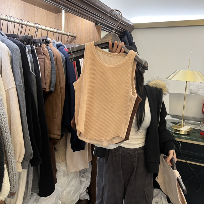 VIRKIN東大門㊣代購女士新款職業時尚休閑人氣25秋冬吊帶背心VIRKIN吊帶/背心圖色2