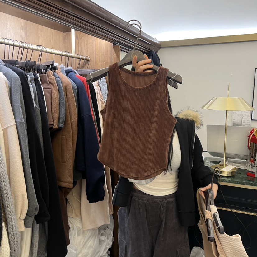 VIRKIN東大門㊣代購女士新款職業時尚休閑人氣25秋冬吊帶背心VIRKIN吊帶/背心圖色3