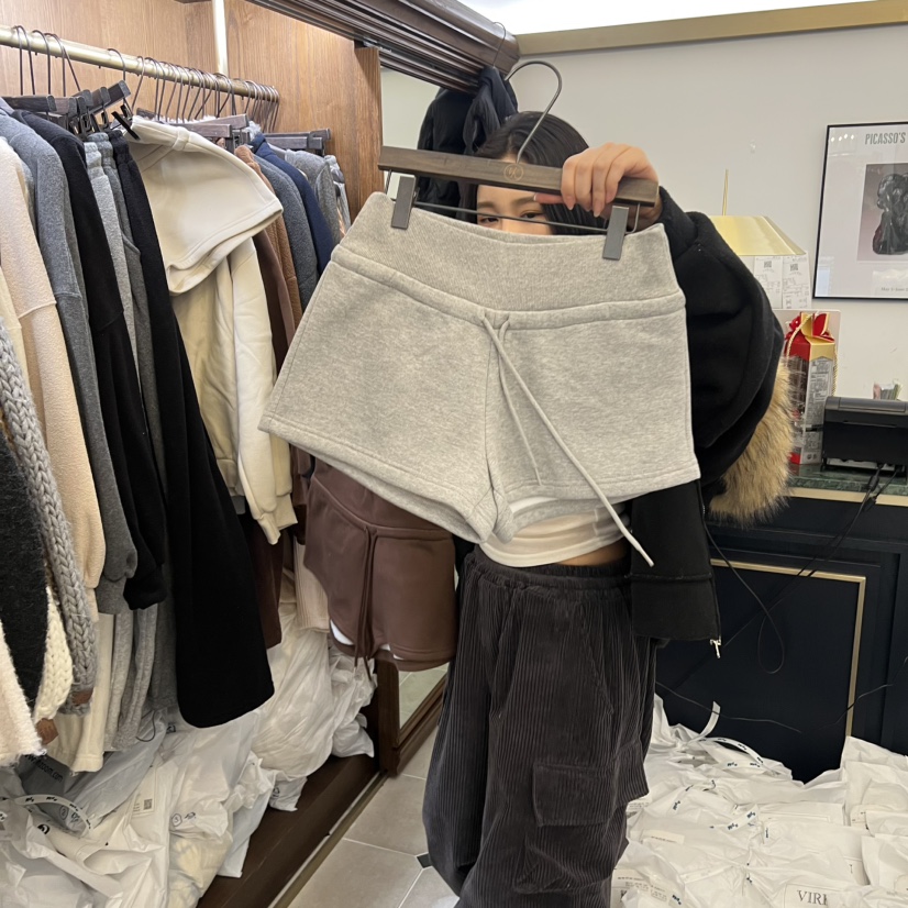 VIRKIN東大門㊣實拍女士新款推薦休閑職業人氣熱賣25秋冬短褲VIRKIN短褲圖色2