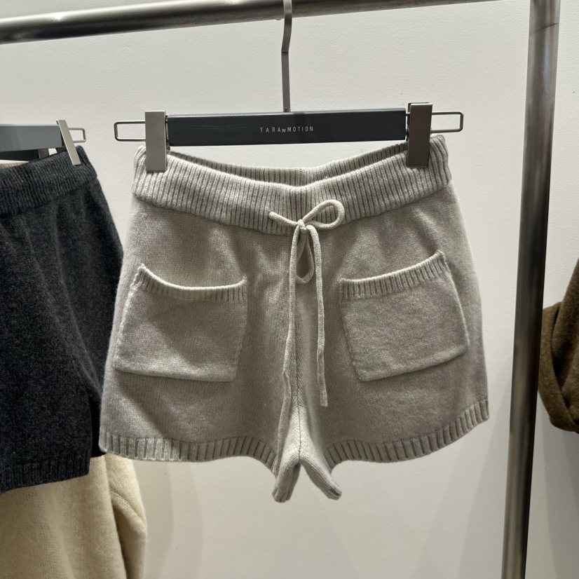 TARABY MOTION韓國代購㊣女裝新品人氣職業25秋冬短褲羊毛TARABY MOTION短褲圖色3