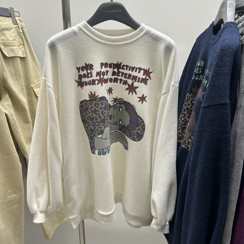 TARABY MOTION東大門㊣實拍女士新款時尚25秋冬熱賣推薦衛衣TARABY MOTION衛衣圖色1