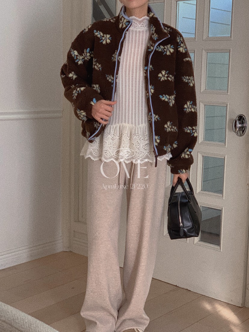 OVE韓國直郵㊣女士新款推薦熱賣休閑時尚職業人氣夾克羊毛衫OVE夾克