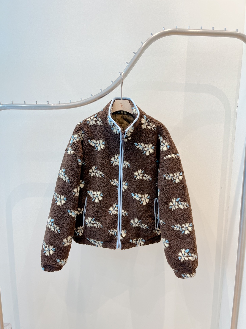 OVE韓國直郵㊣女士新款推薦熱賣休閑時尚職業人氣夾克羊毛衫OVE夾克圖色1