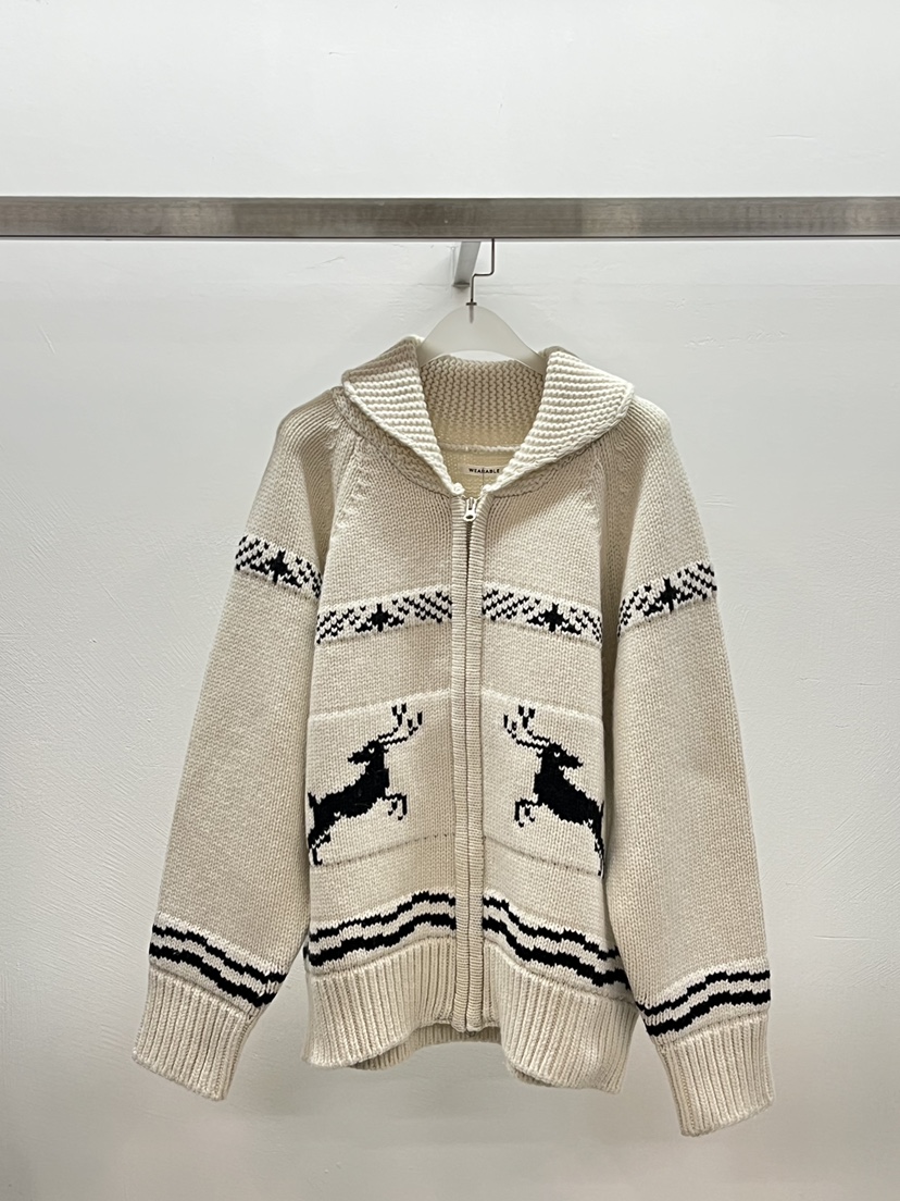 WEARABLE-L東大門㊣直郵女裝新款熱賣人氣25秋冬推薦毛衣拉鏈WEARABLE毛衣圖色1