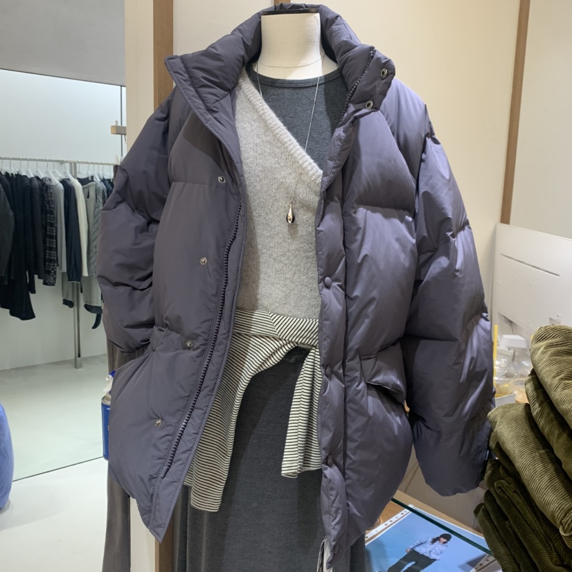 LOFN東大門㊣直郵女士新款25秋冬職業推薦熱賣短款羽絨服絨LOFN短款羽絨服圖色2