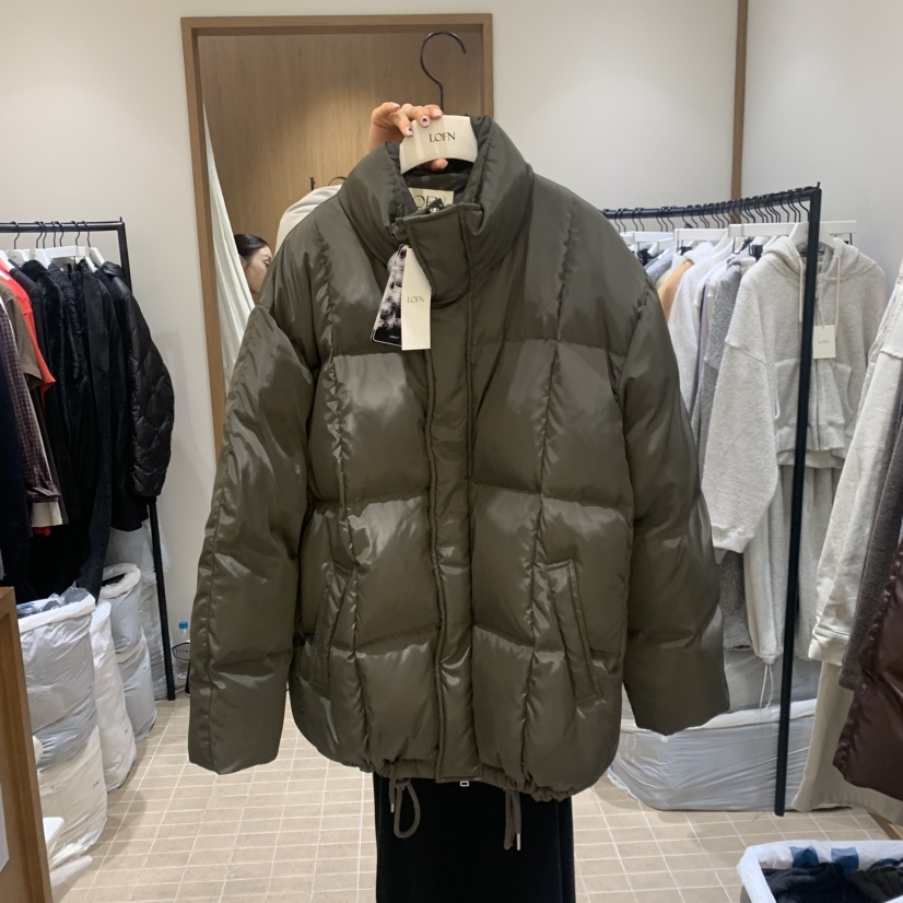 LOFN東大門㊣直郵女士新款25秋冬職業推薦熱賣短款羽絨服絨LOFN短款羽絨服圖色3