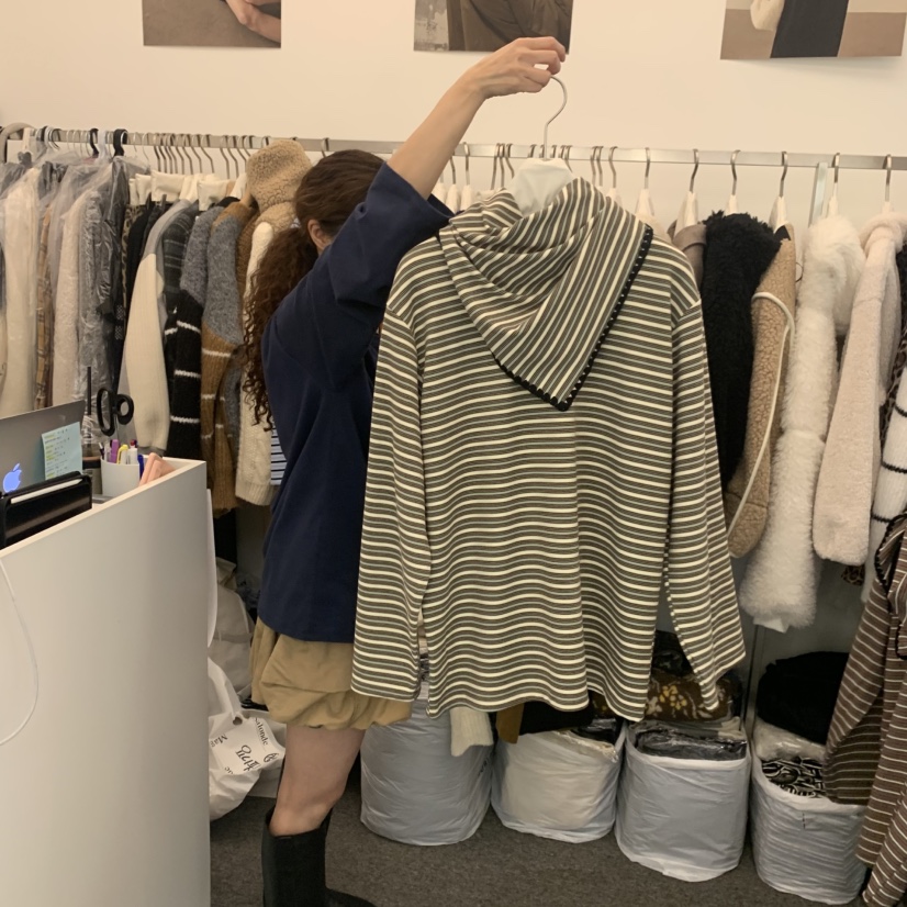 SALONDEMAG韓國代購㊣女士新品25秋冬休閑職業時尚套裝圍巾SALONDEMAG套裝圖色2