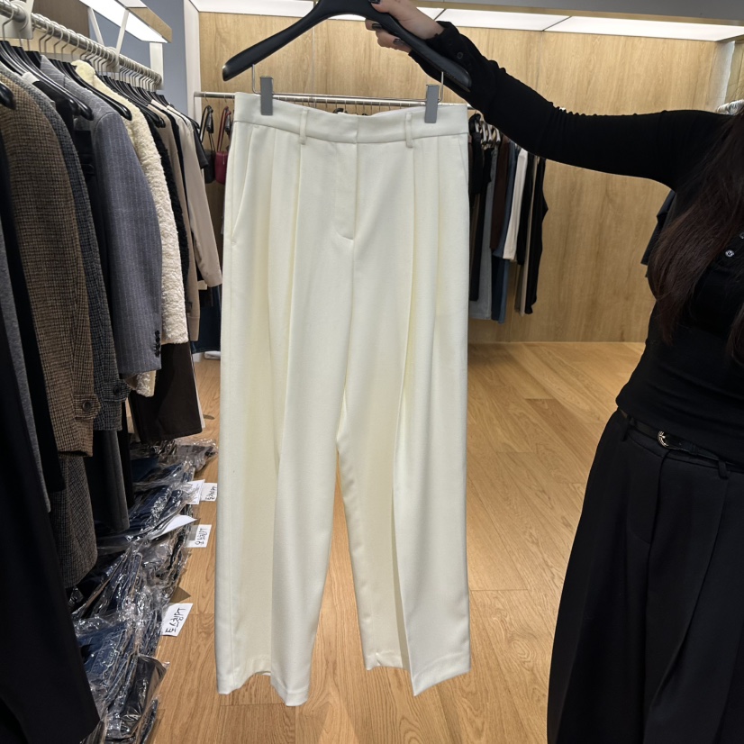 LEFANCY韓國代購㊣女裝新款職業休閑人氣時尚熱賣推薦休閑褲LEFANCY休閑褲圖色1