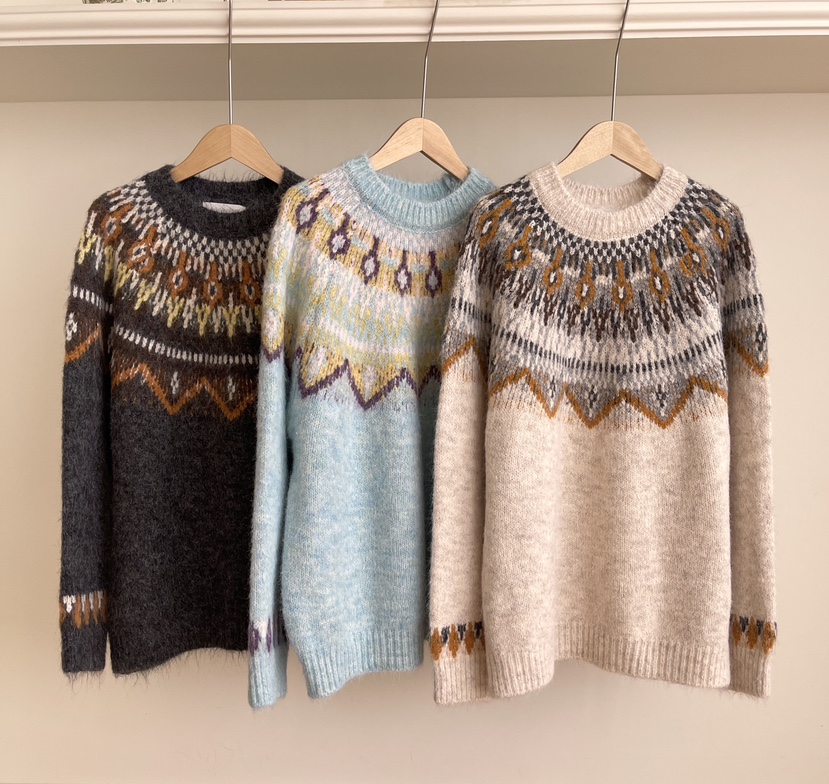 MINIQUEENS韓國代購㊣女裝新品時尚人氣推薦休閑職業針織衫MINIQUEENS針織衫