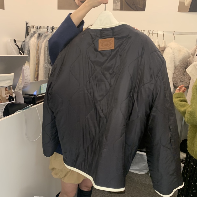 SALONDEMAG東大門㊣代購女士新款25秋冬熱賣人氣短款大衣雙面SALONDEMAG短款大衣