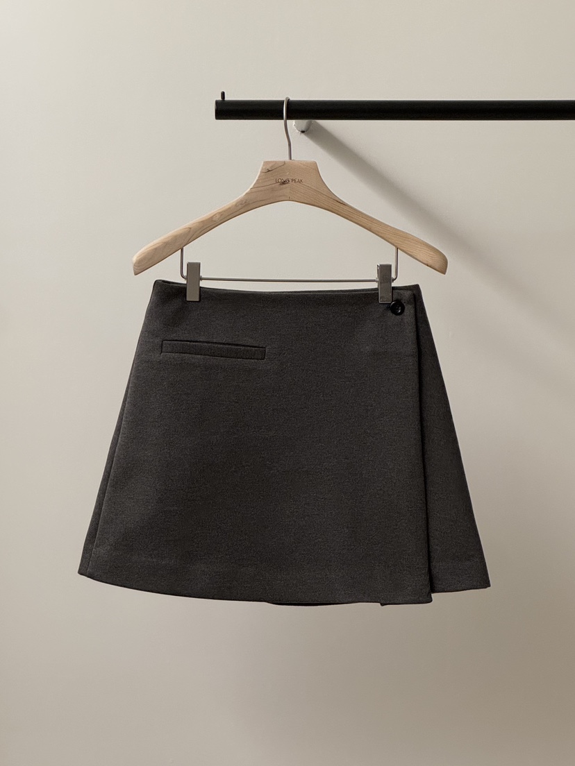 LONG PEAK韓國直郵㊣女士新品休閑推薦人氣時尚25秋冬短裙LONG PEAK短裙圖色2