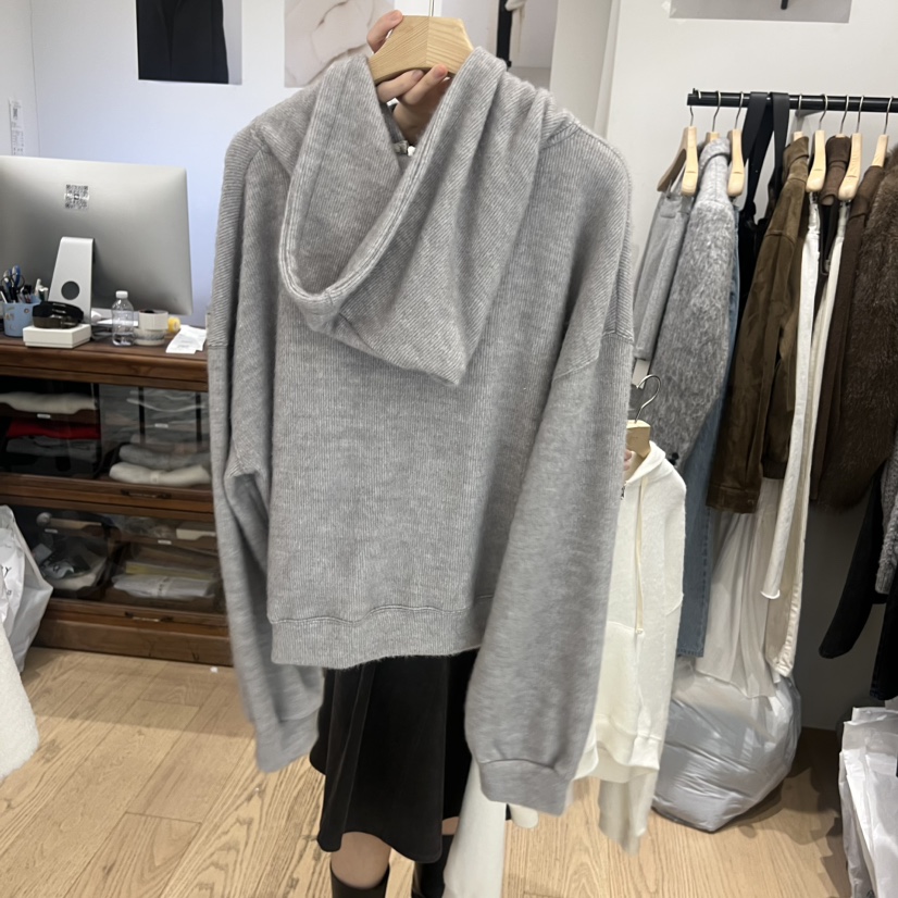 OURIN東大門㊣代購女士新品人氣推薦時尚熱賣職業25秋冬衛衣拉鏈OURIN衛衣