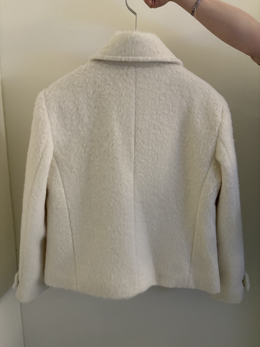 BALANCE韓國直郵㊣女士新品熱賣推薦人氣休閑短款大衣高領雙層BALANCE短款大衣