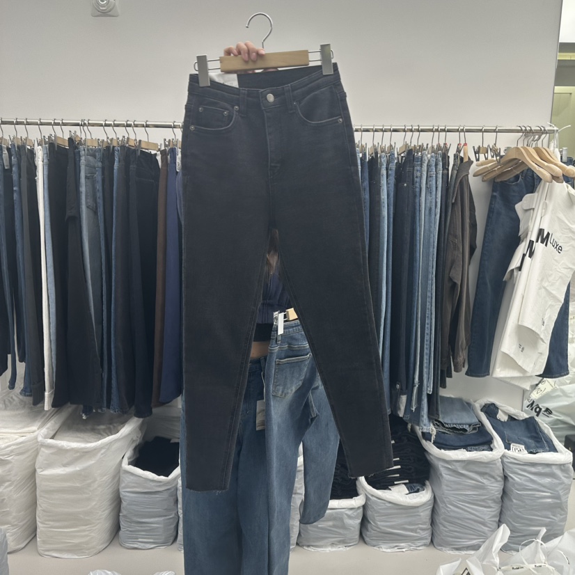 PAI東大門㊣直郵女士新品休閑時尚熱賣推薦人氣25秋冬牛仔褲拉絨[PΛi]_PAi牛仔褲圖色2