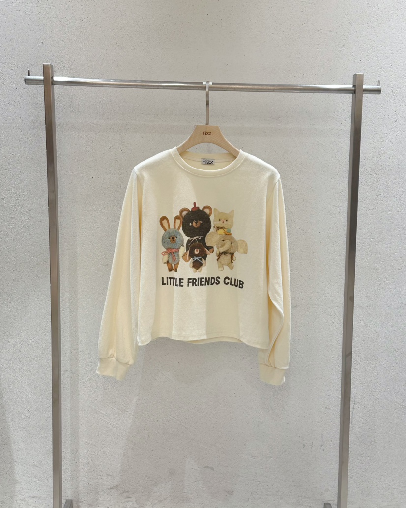 FIZZ韓國直郵㊣女裝新品職業人氣熱賣休閑時尚推薦25秋冬長袖T恤FIZZ長袖T恤圖色1