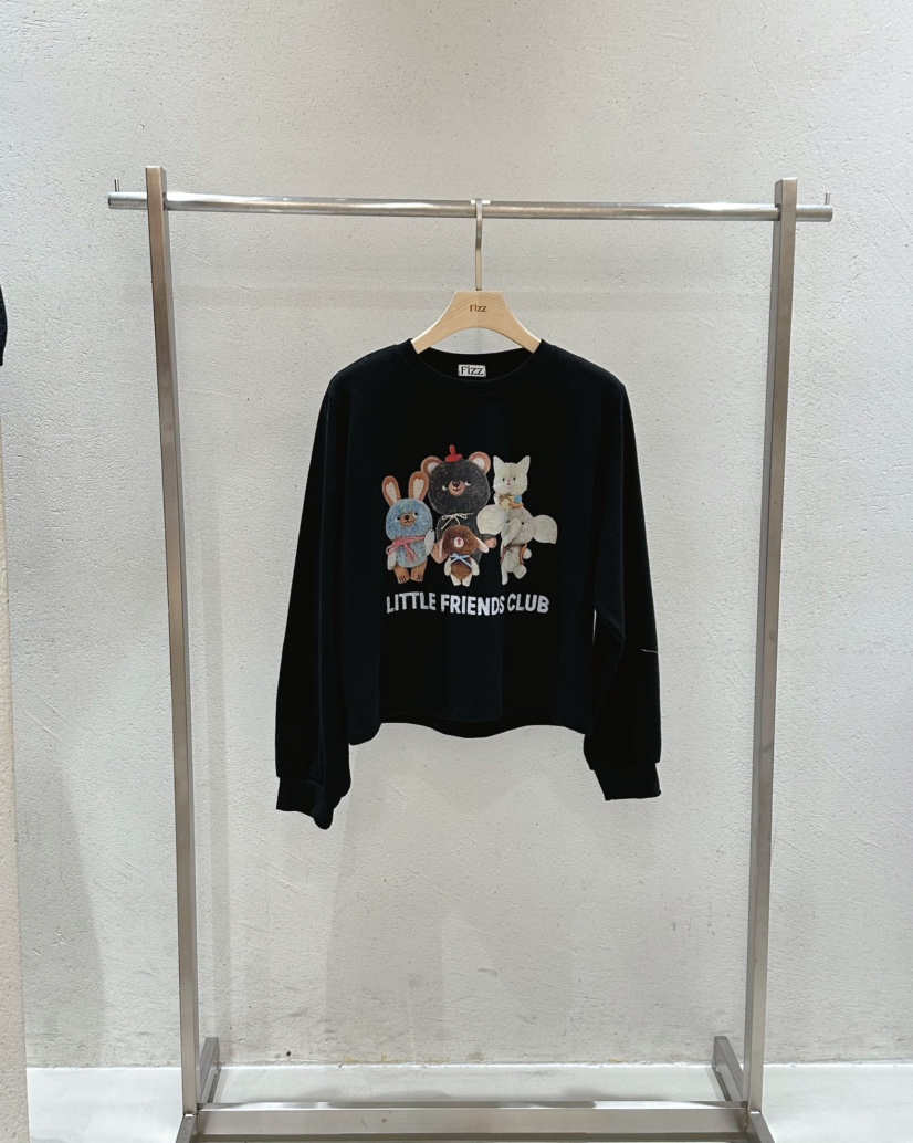 FIZZ韓國直郵㊣女裝新品職業人氣熱賣休閑時尚推薦25秋冬長袖T恤FIZZ長袖T恤圖色2