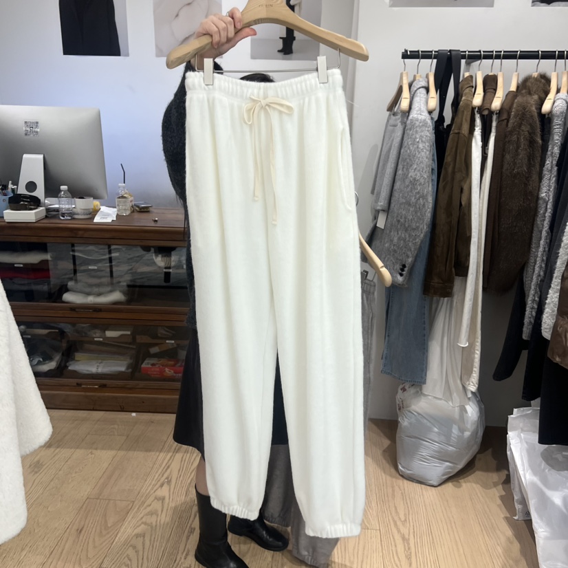 OURIN韓國代購㊣女裝新款熱賣推薦人氣時尚職業25秋冬休閑褲OURIN休閑褲圖色1