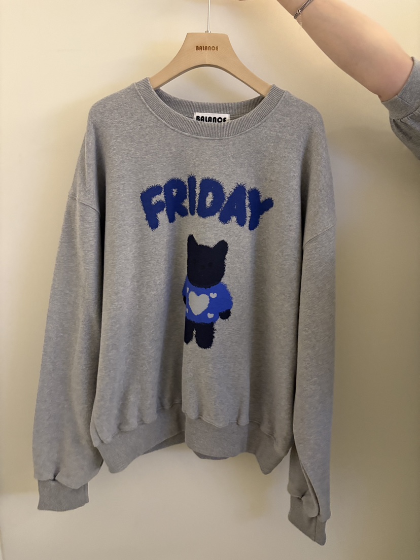 BALANCE東大門㊣代購女裝新品推薦休閑熱賣職業時尚衛衣加絨BALANCE衛衣圖色2