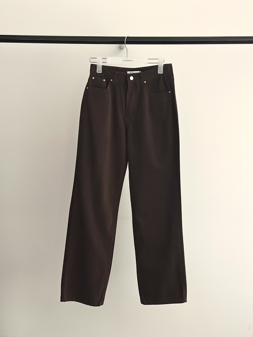 ANDTERRACE東大門㊣實拍女裝新款人氣25秋冬時尚休閑牛仔褲ANDTERRACE牛仔褲圖色1