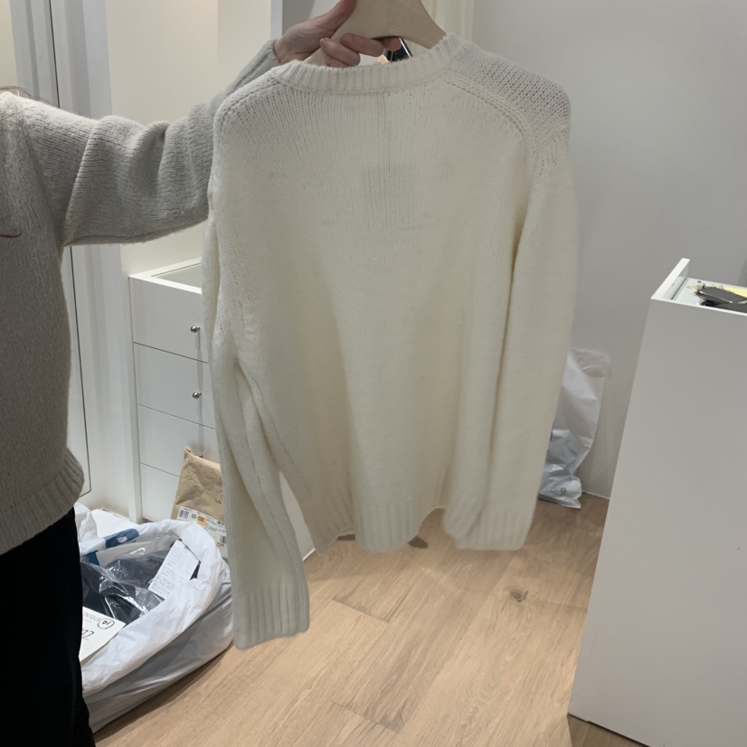 MONIQUE韓國代購㊣女裝新款時尚推薦25秋冬熱賣休閑針織衫V領MONIQUE針織衫