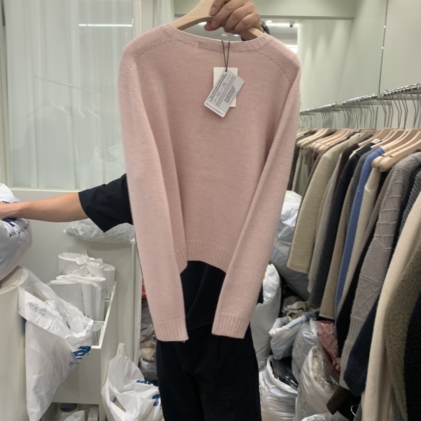 AMY GRACE東大門㊣代購女士新品休閑熱賣時尚針織衫短款針織AMY GRACE針織衫