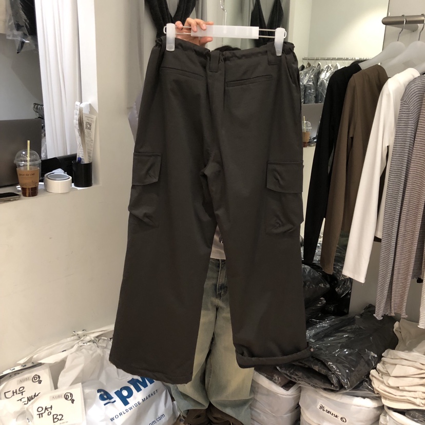 AUBE東大門㊣直郵女士新品推薦時尚熱賣人氣休閑休閑褲加絨AUBE休閑褲