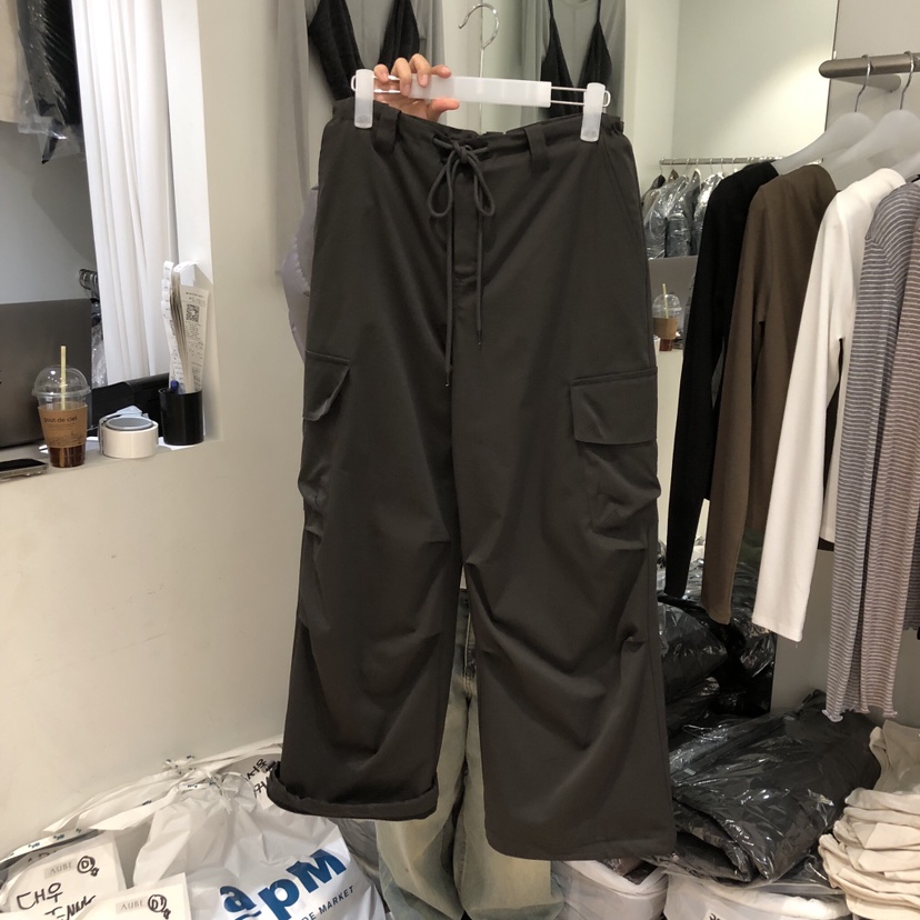 AUBE東大門㊣直郵女士新品推薦時尚熱賣人氣休閑休閑褲加絨AUBE休閑褲圖色1