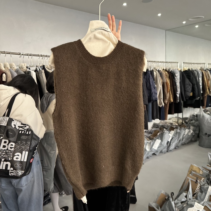 DOUBLE STANDARD/LE SMOKING/MAISONSTAFF韓國代購㊣女士新品時尚吊帶背心MAISONSTAFF吊帶/背心圖色1