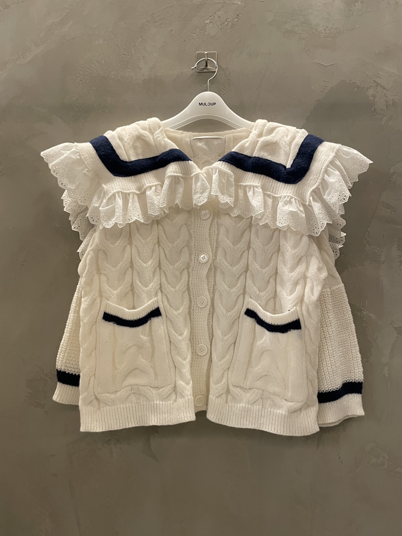 MULCUP東大門㊣實拍女士新品人氣時尚熱賣休閑推薦毛衣開衫MULCUP毛衣圖色1